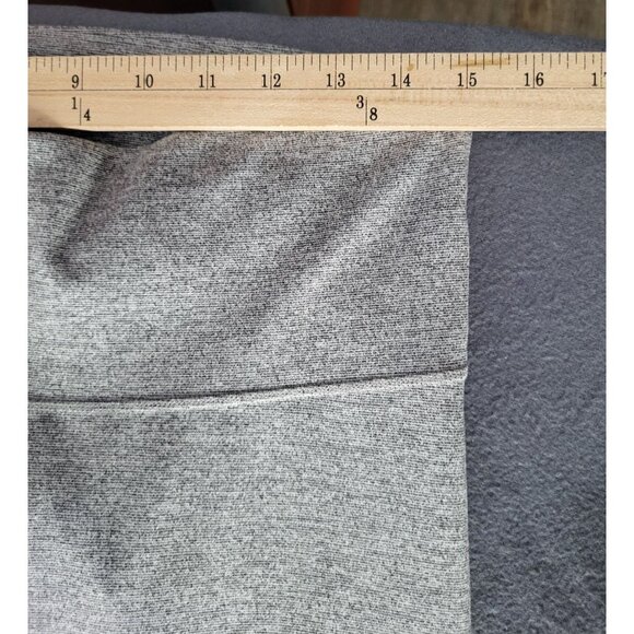 Old Navy Active Go Dry Leggings Heathered Gray Cropped XL Tall Yoga Athleisure - Picture 4 of 8